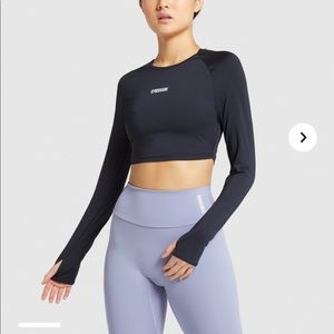 Gymshark training long sleeve cropped top
